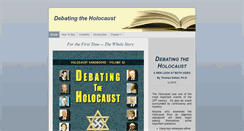 Desktop Screenshot of debatingtheholocaust.com