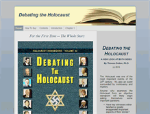 Tablet Screenshot of debatingtheholocaust.com